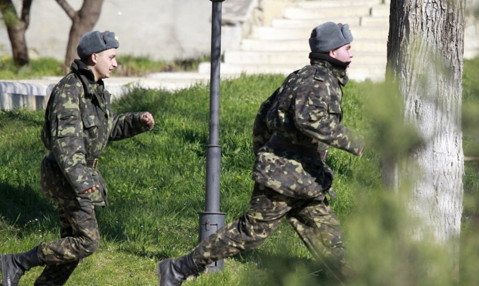 Ukrainos kariai Belbeko karinėje bazėje