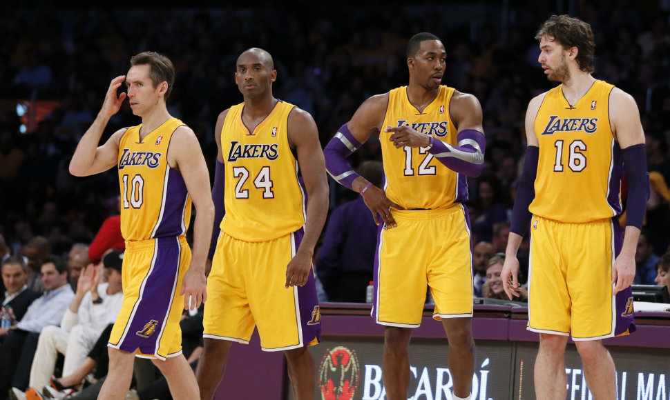 Steve\'as Nashas, Kobe Bryantas, Dwightas Howardas ir Pau Gasolis