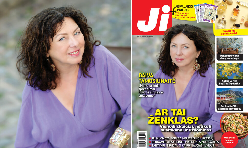 Daiva Tamošiūnaitė / žurnalo „Ji“ Nr. 28 viršelis