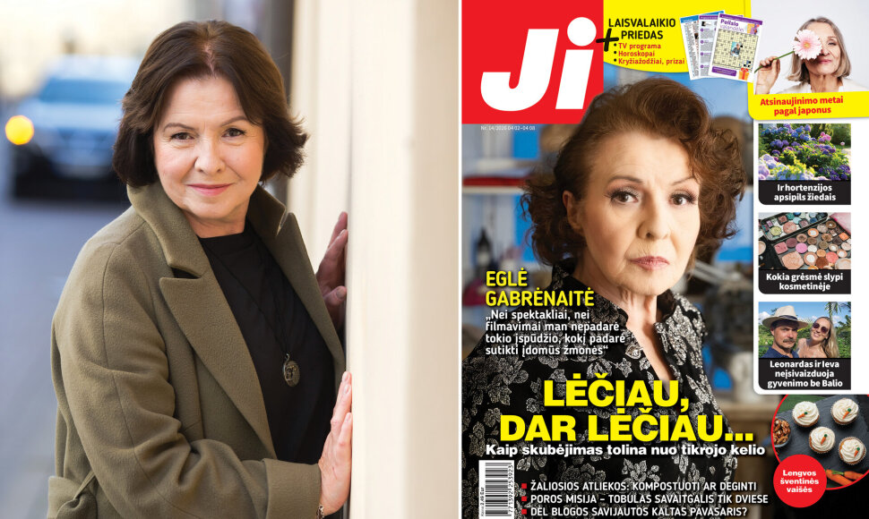 Eglė Gabrėnaitė / žurnalo „Ji“ Nr. 14 viršelis
