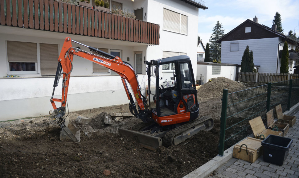 Sprogmenys Miunchene buvo rasti po vieno daugiabučio kiemu