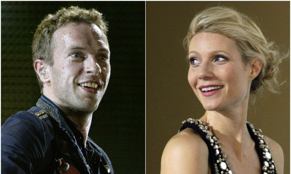 A combination photo of singer Chris Martin of Coldplay performing during a concert as part of their "Viva La Vida" tour in Barcelona September 4, 2009 and actress Gwyneth Paltrow posing during the premiere of her film "Iron Man" in Berlin April 22, 2008. Actress Paltrow and husband Martin, the lead 