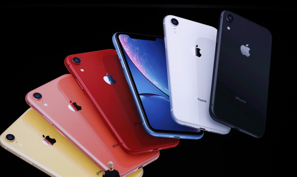 „iPhone 11“ korpuso spalvų variantai