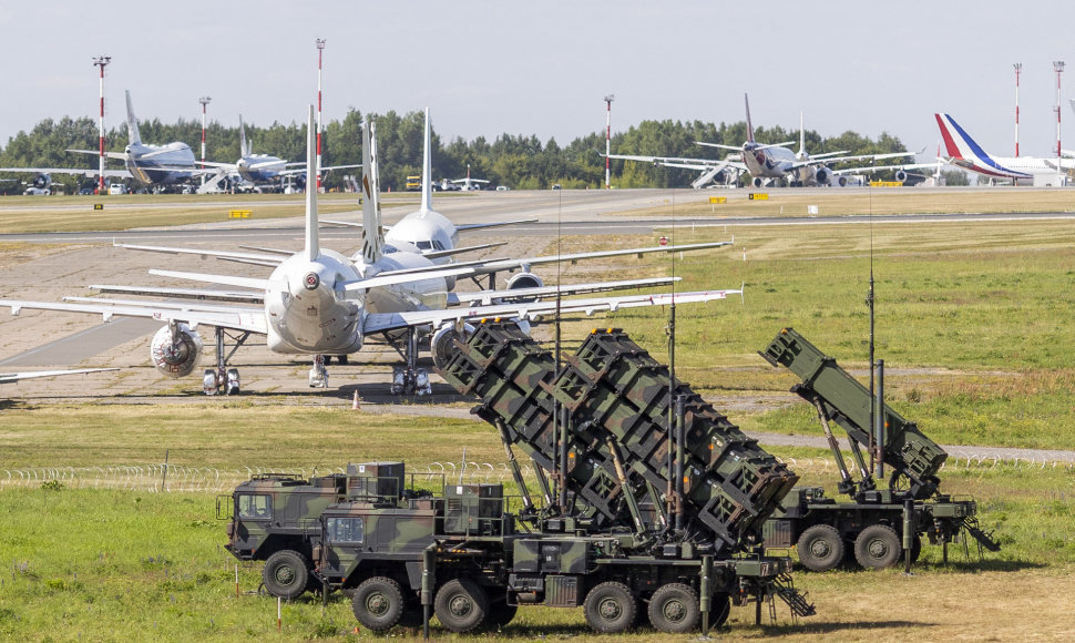 Vilniaus oro uoste dislokuotos „Patriot“ sistemos