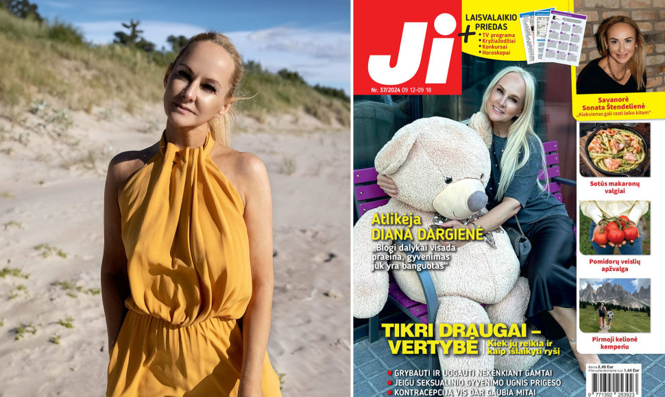 Diana Dargienė ir žurnalo „Ji“ Nr. 37