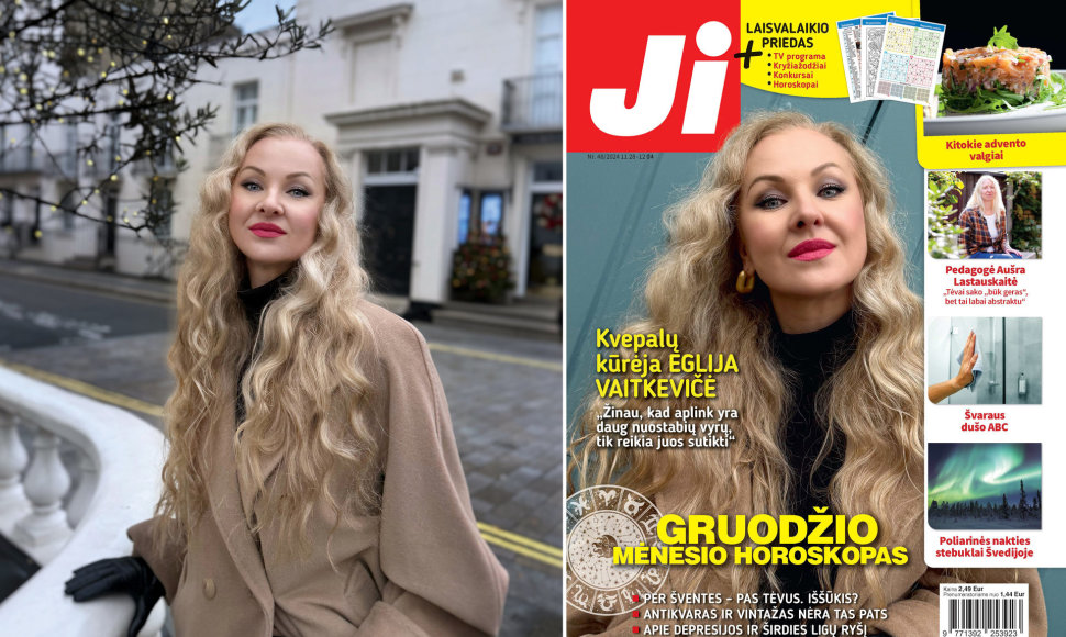 Eglija Vaitkevičė ir žurnalo „Ji“ Nr. 48 