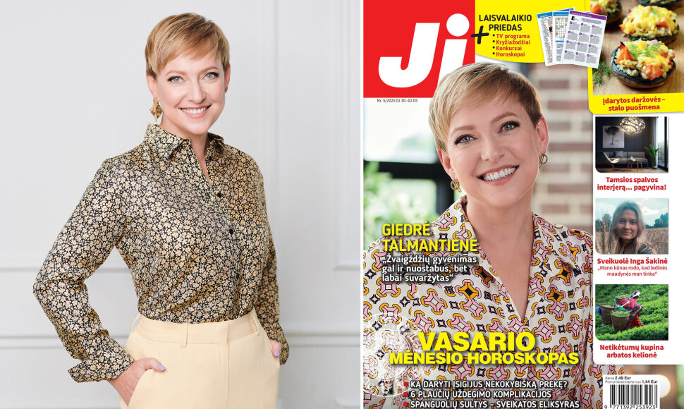 Giedrė Talmantienė ir žurnalo „Ji“ Nr. 5