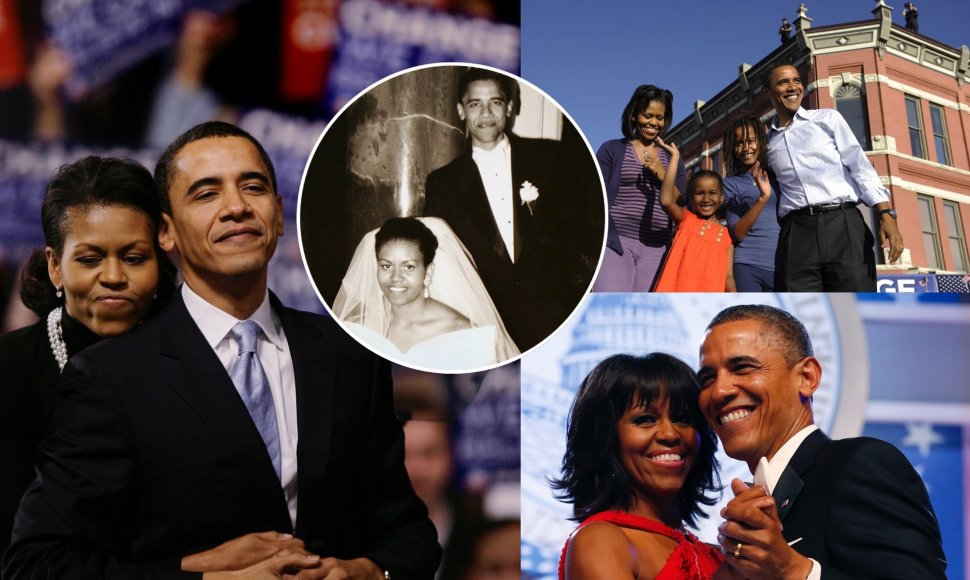 Barackas ir Michelle Obamos