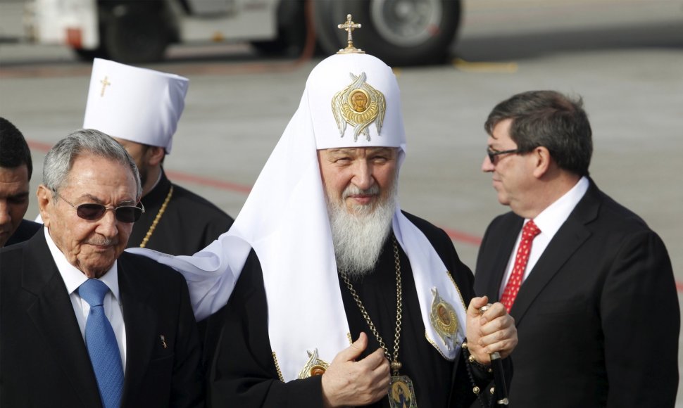 Rusijos ortodoksų patriarchas atvyko į Kubą