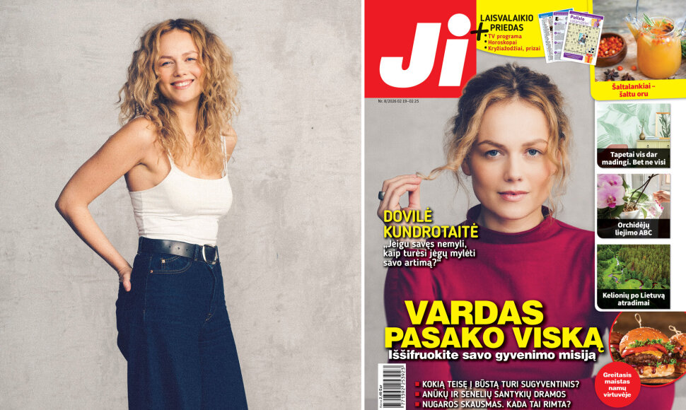 Dovilė Kundrotaitė / Žurnalo „Ji“ Nr. 8 viršelis