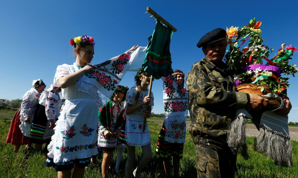 Baltarusiai šventė pagonybės laikus menančią šventę