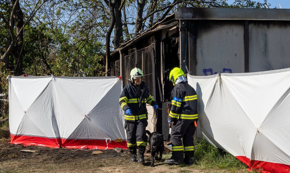 Gelbėjimo komanda įvykio vietoje