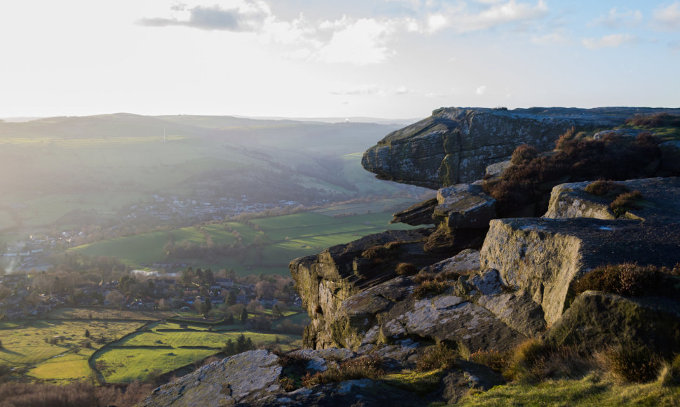 Curbar Edge uola