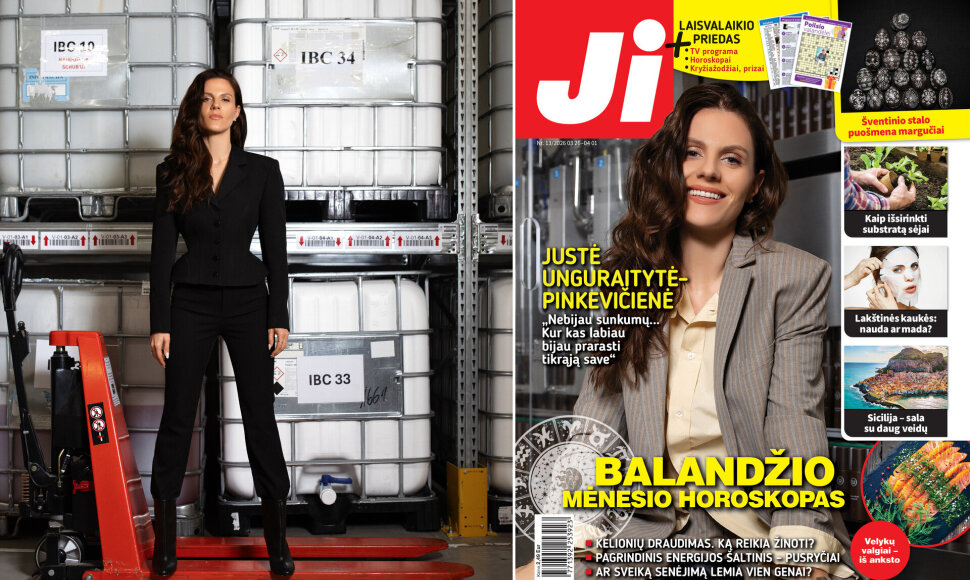 Justė Unguraitytė-Pinkevičienė / Žurnalo „Ji“ Nr. 13 viršelis