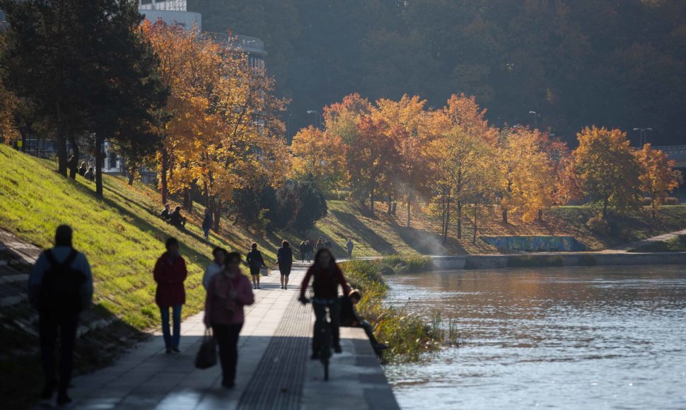 Šiltas ir gražus ruduo Vilniuje