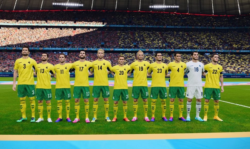 Lietuvos rinktinėė PES 2021 žaidime