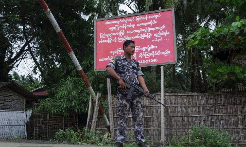 Mianmaro policija