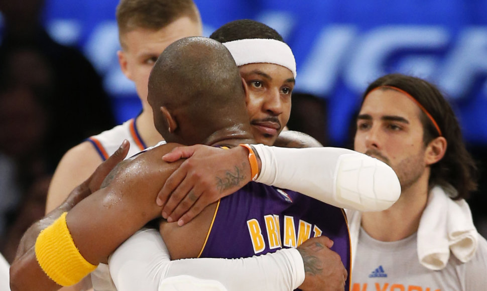 Carmelo Anthony ir Kobe Bryantas