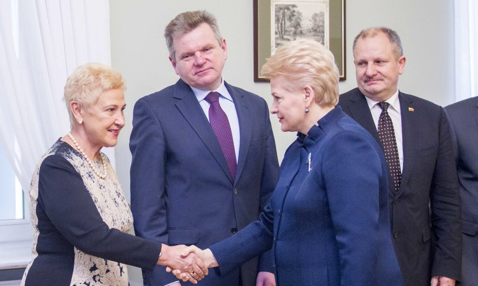 Irena Degutienė ir Dalia Grybauskaitė