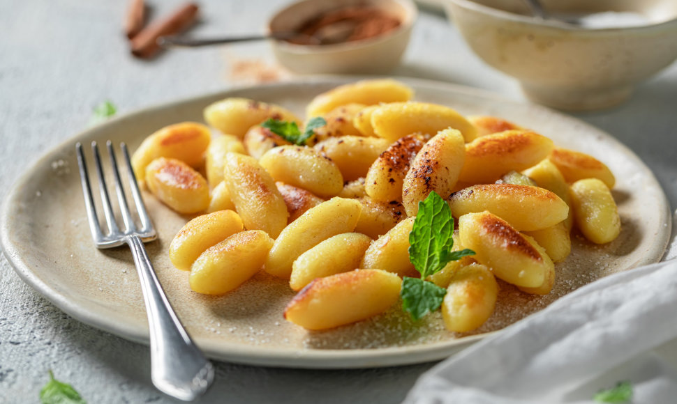 Saldžiųjų bulvių gnocchi