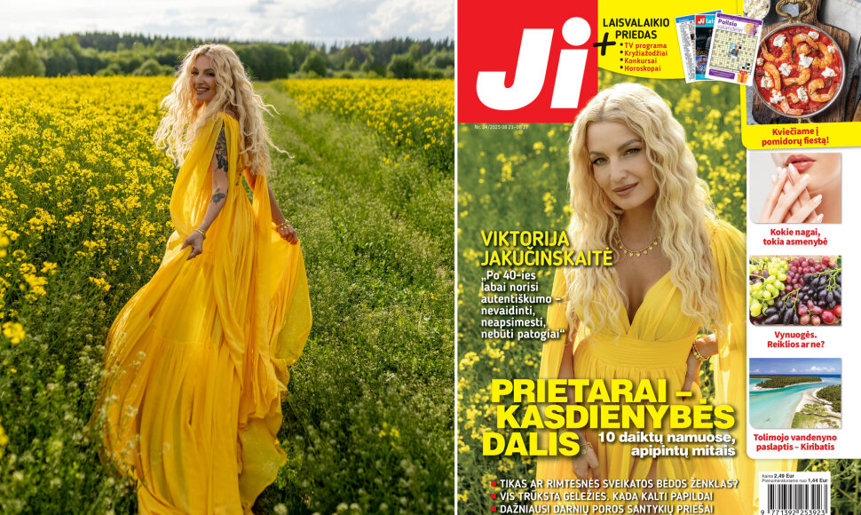 Viktorija Jakučinskaitė / Žurnalo &bdquo;Ji&ldquo; Nr. 34 vir&scaron;elis 