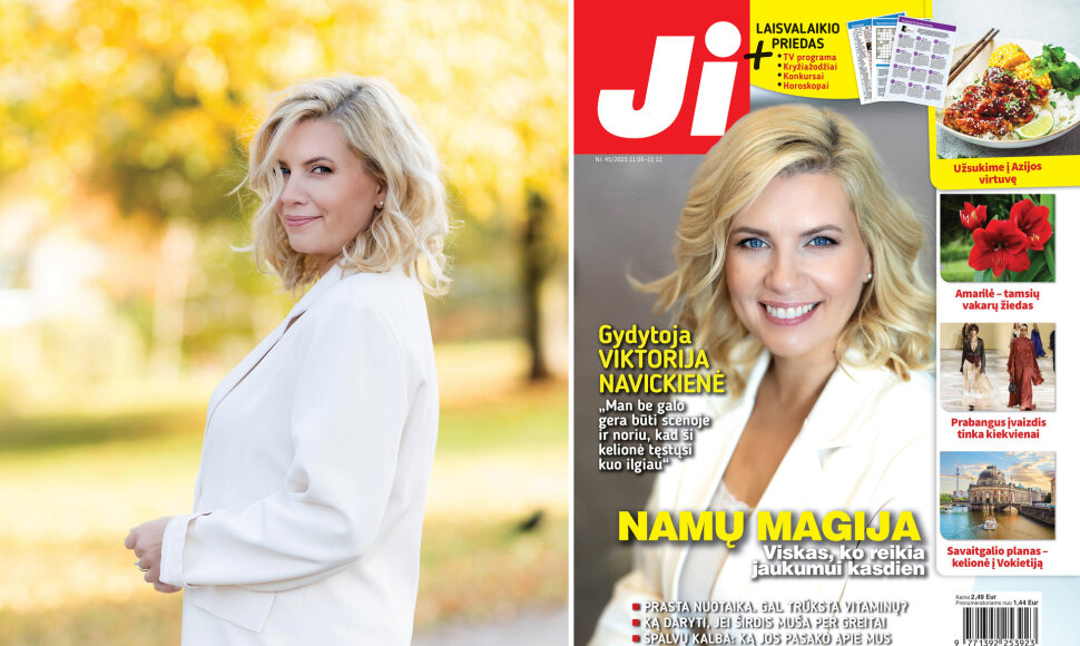 Viktorija Navickienė / Žurnalo &bdquo;Ji&ldquo; Nr. 45 vir&scaron;elis