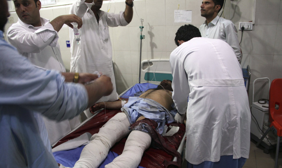 Sužeistasis po sprogimo Afganistane