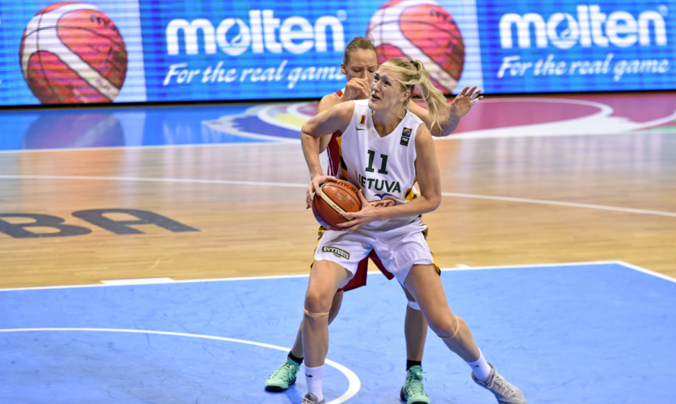 Europos moterų krepšinio čempionatas: Lietuva - Rusija
