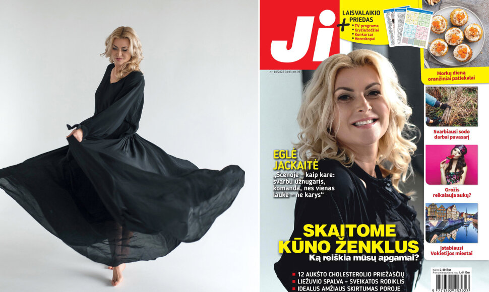 Eglė Jackaitė ir žurnalo „Ji“ Nr. 14