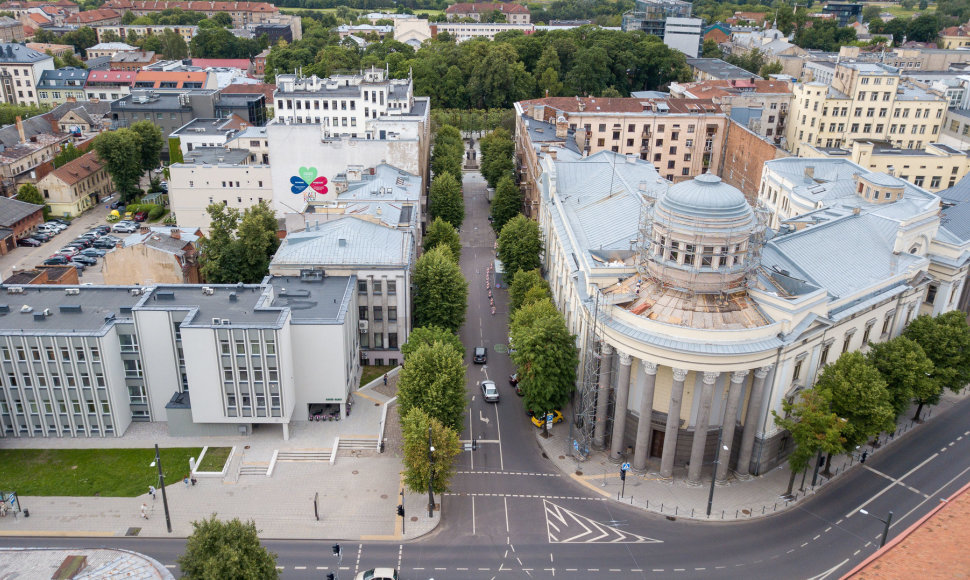 Startuoja remonto darbai Kauno L.Sapiegos gatvėje