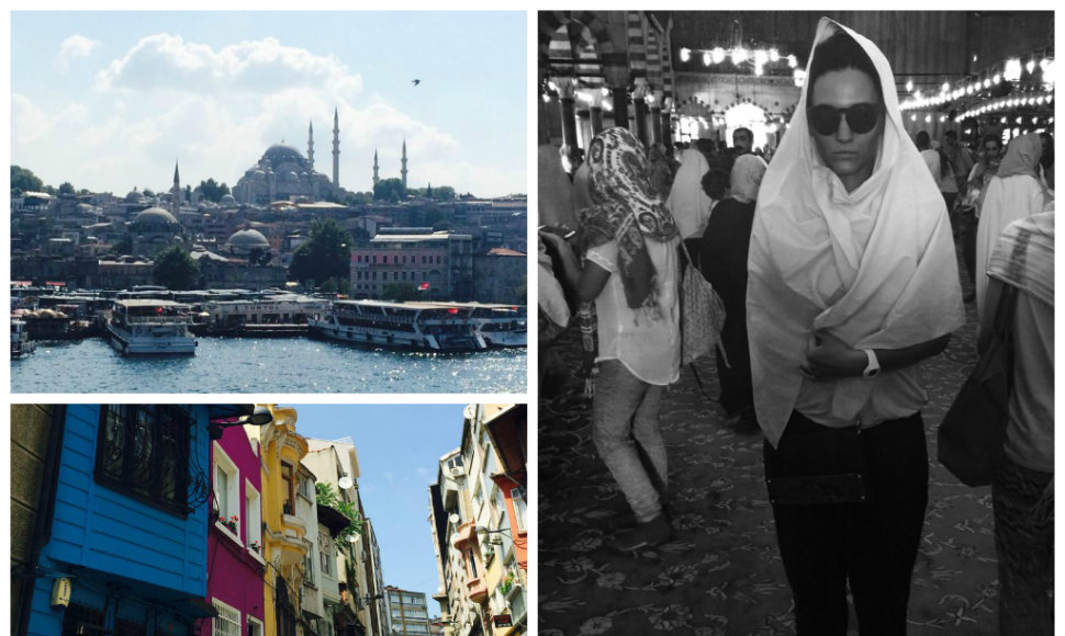 Agnės Gilytės atostogos Stambule
