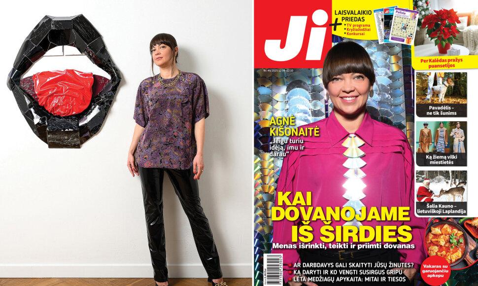 Agnė Ki&scaron;onaitė / Žurnalo &bdquo;Ji&ldquo; Nr. 49 vir&scaron;elis 