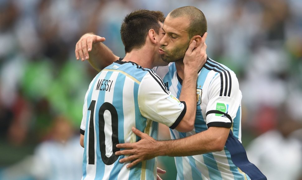 Lionelis Messi ir Javieras Mascherano