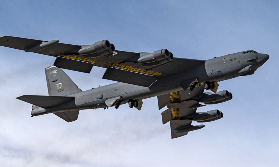 JAV strateginis bombonešis B-52 „Stratofortress“