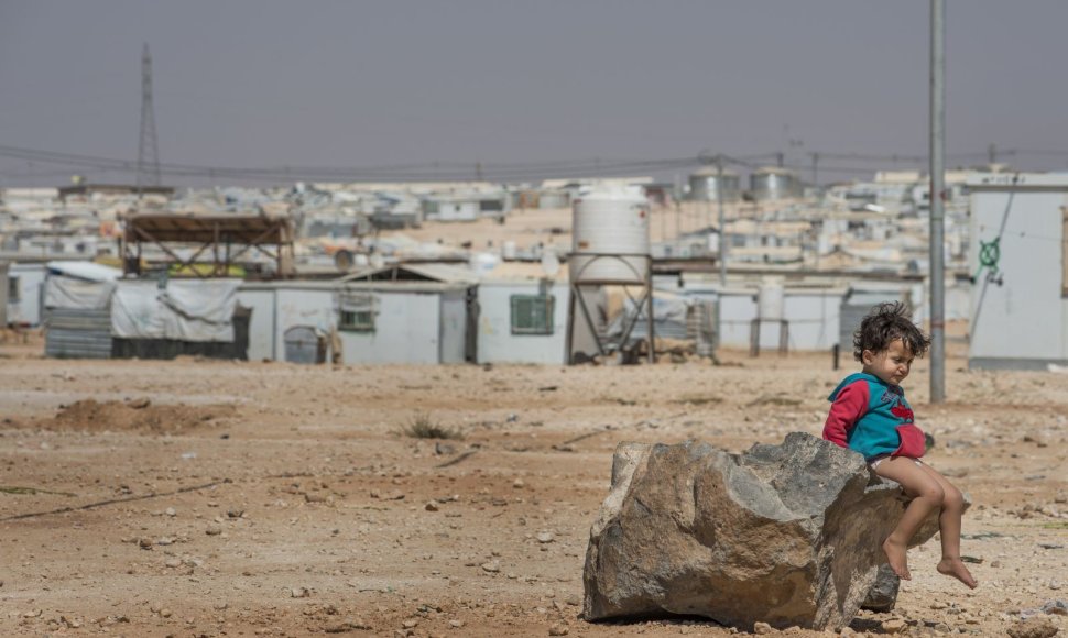Sirijos pabėgėlių stovykla Zaatari, Jordanijoje