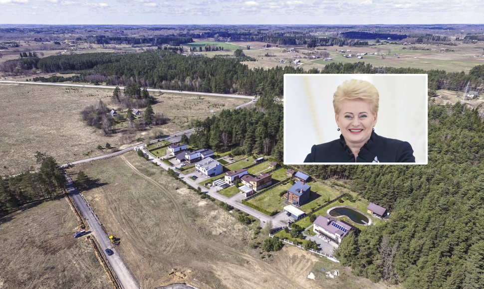 Dalios Grybauskaitės sklypas Pašilių kaime