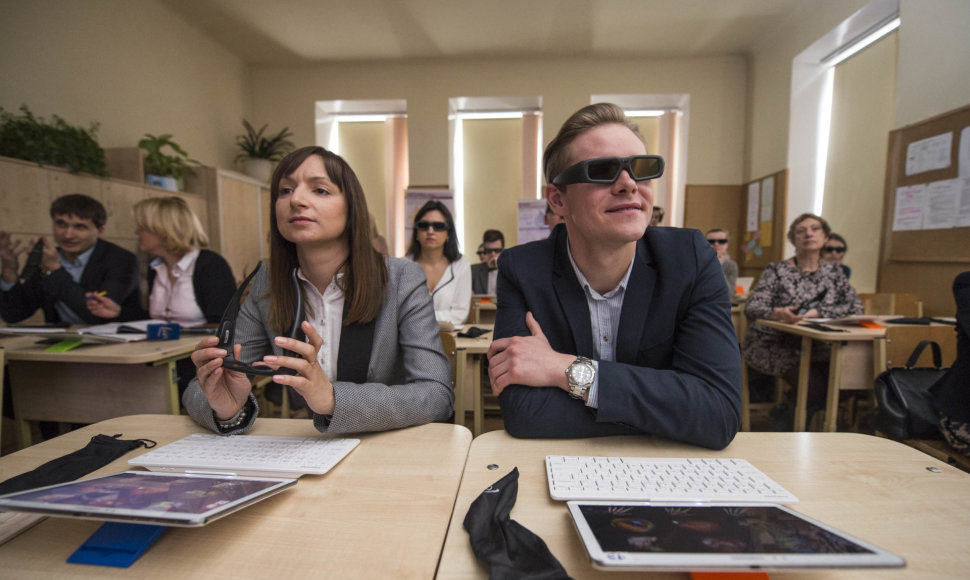 Kauno „Saulės“ gimnazijoje atidaryta išmanioji 3D klasė