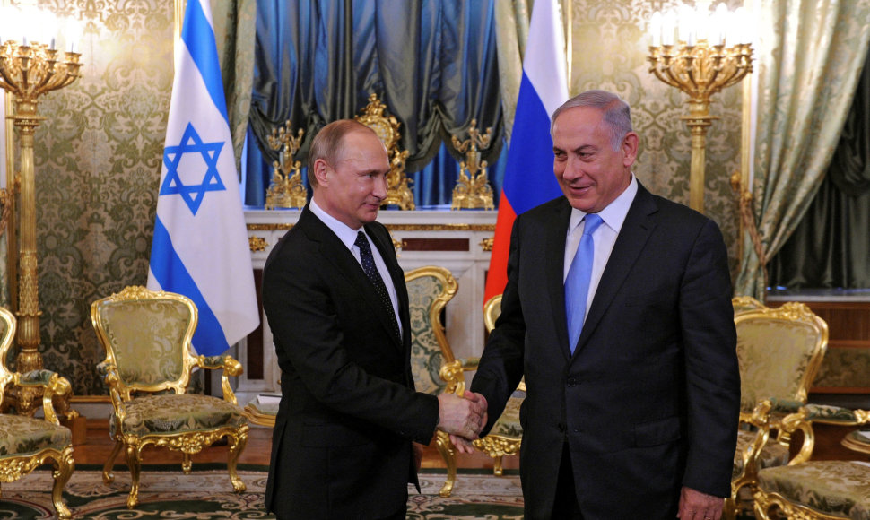 Vladimiras Putinas ir Benjaminas Netanyahu