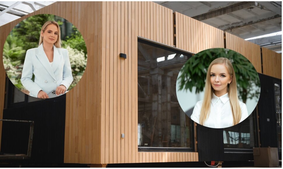 Teisininkė Karolina Jonaitienė (kairėje) ir architektė Alina Kanapėnienė