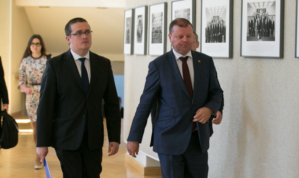 Skirmantas Malinauskas ir Saulius Skvernelis