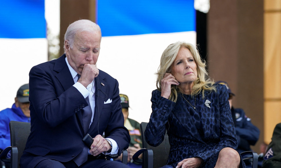 JAV prezidentas Joe Bidenas ir pirmoji dama Jill Biden