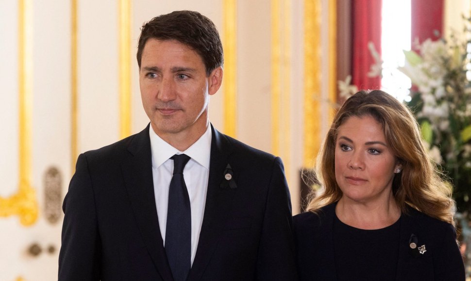 Justinas Trudeau su žmona Sophie