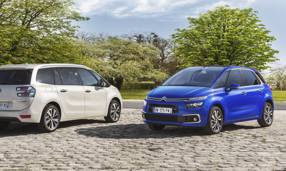 Atnaujinti „Citroen C4 Picasso“ ir „C4 Grand Picasso“