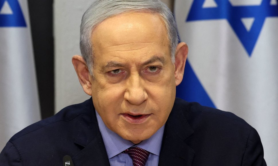 Izraelio ministras pirmininkas Benjaminas Netanyahu