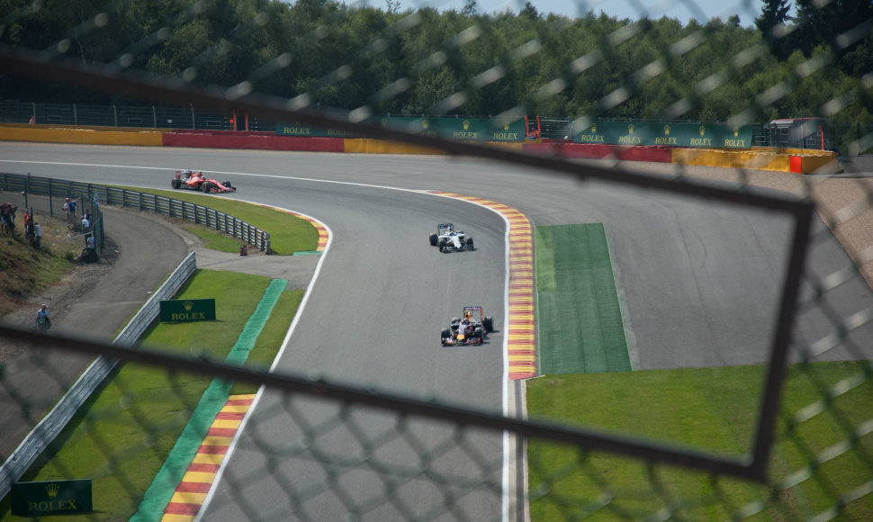 F-1 lenktynės „Spa“ trasoje žiūrovo akimis