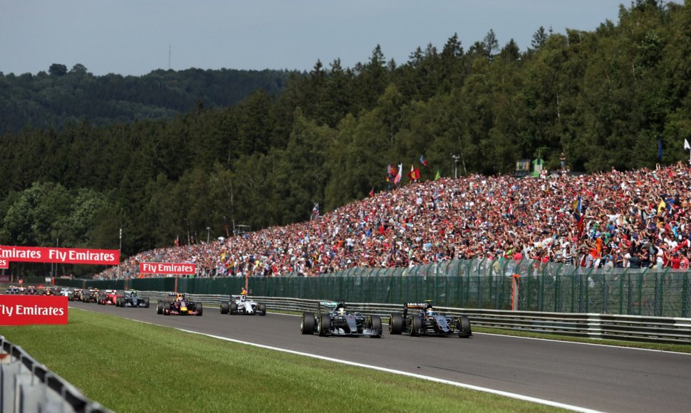 F-1 lenktynės Belgijoje, „Spa“ trasoje