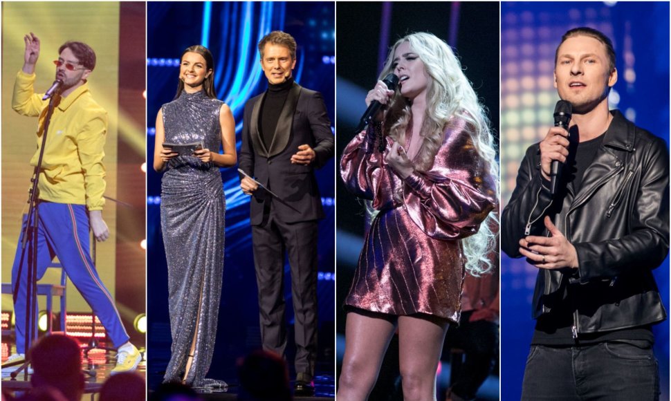 Pirmosios „Eurovizijos“ nacionalinės atrankos filmavimo akimirkos