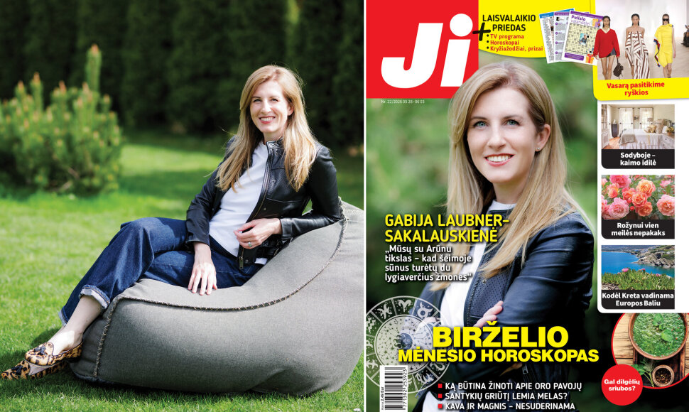 Gabija Laubner-Sakalauskienė / žurnalo &bdquo;Ji&ldquo; Nr. 22 vir&scaron;elis