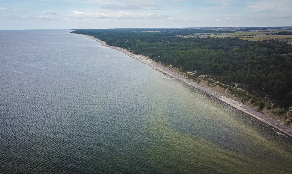 Olando kepurė drono akimis