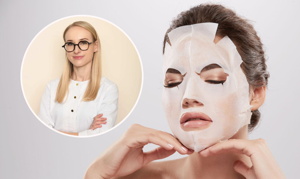 Dermatologės verdiktas dėl lakštinių kaukių
